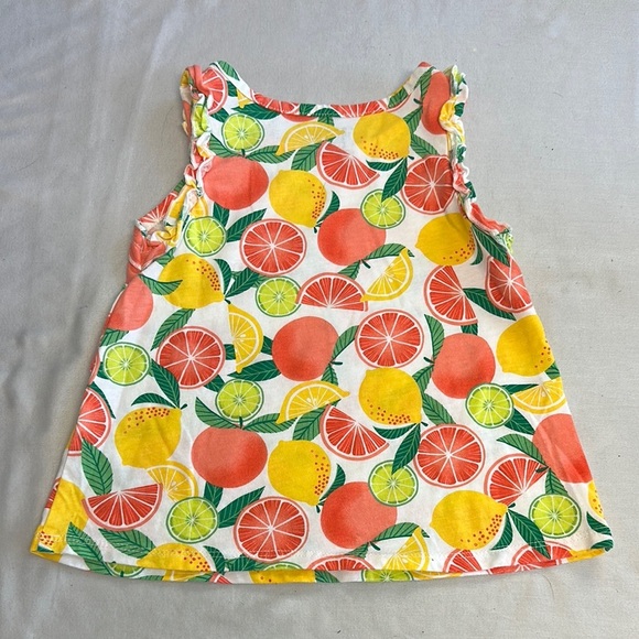 The Children's Place - Red and Yellow Tank Top with Citrus Print - Picture 4 of 4
